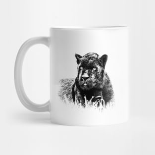 Black jaguar Mug